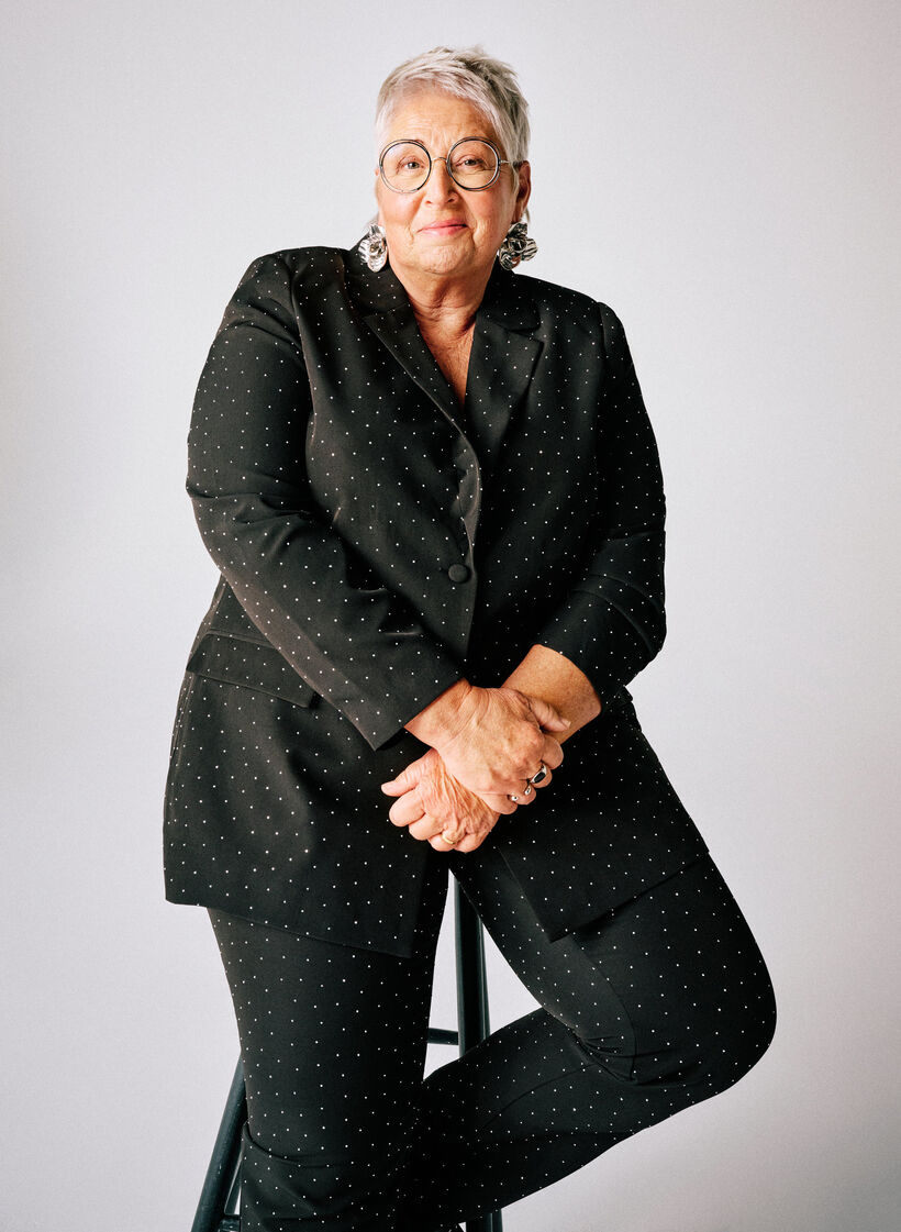 Blazer with rhinestones, Black, Image image number 0