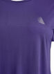 Long training t-shirt, Purple, Packshot image number 2