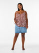 Strap top in viscose, Pink, Model image number 1