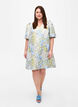 Jacquard dress with 1/2 sleeves, Wild Flower AOP, Model image number 2