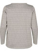 Blouse with patterned texture and glitter thread, Grey, Packshot image number 1