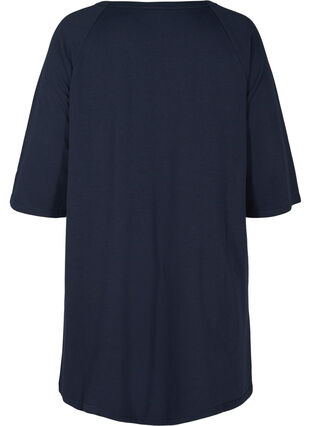 Sweater dress with 3/4-length sleeves and pockets, Night Sky, Packshot image number 1