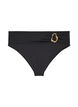 High-waisted Tai bikini briefs with gold detail, Black, Packshot image number 0