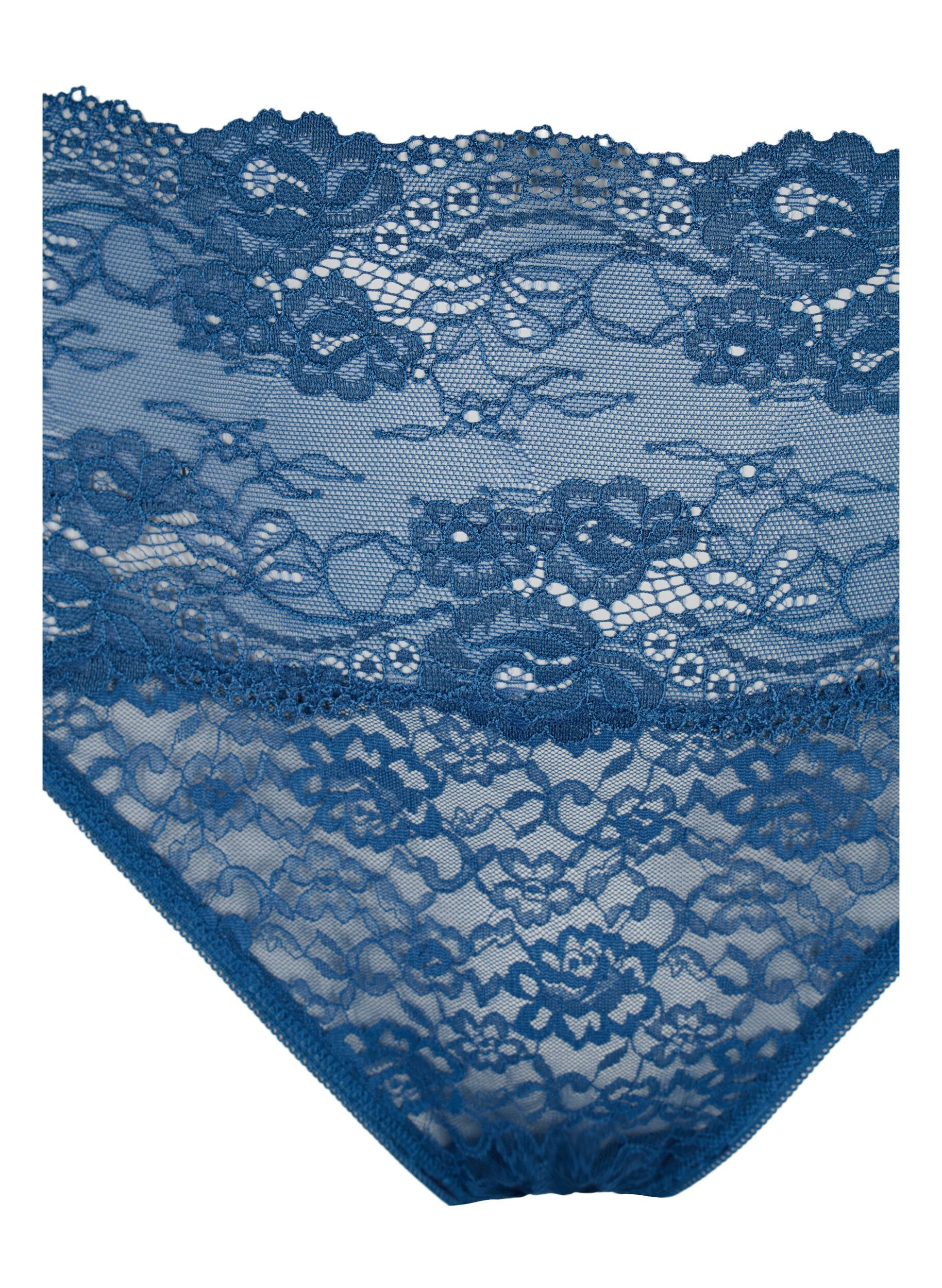 Zizzifashion 3-pack lace thong, Mix assortments AW, Packshot image number 2