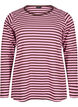 Striped blouse with long sleeves, Pink, Packshot image number 0