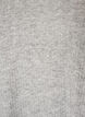 Jersey blouse with ribbed texture and V-neck, Grey, Packshot image number 2
