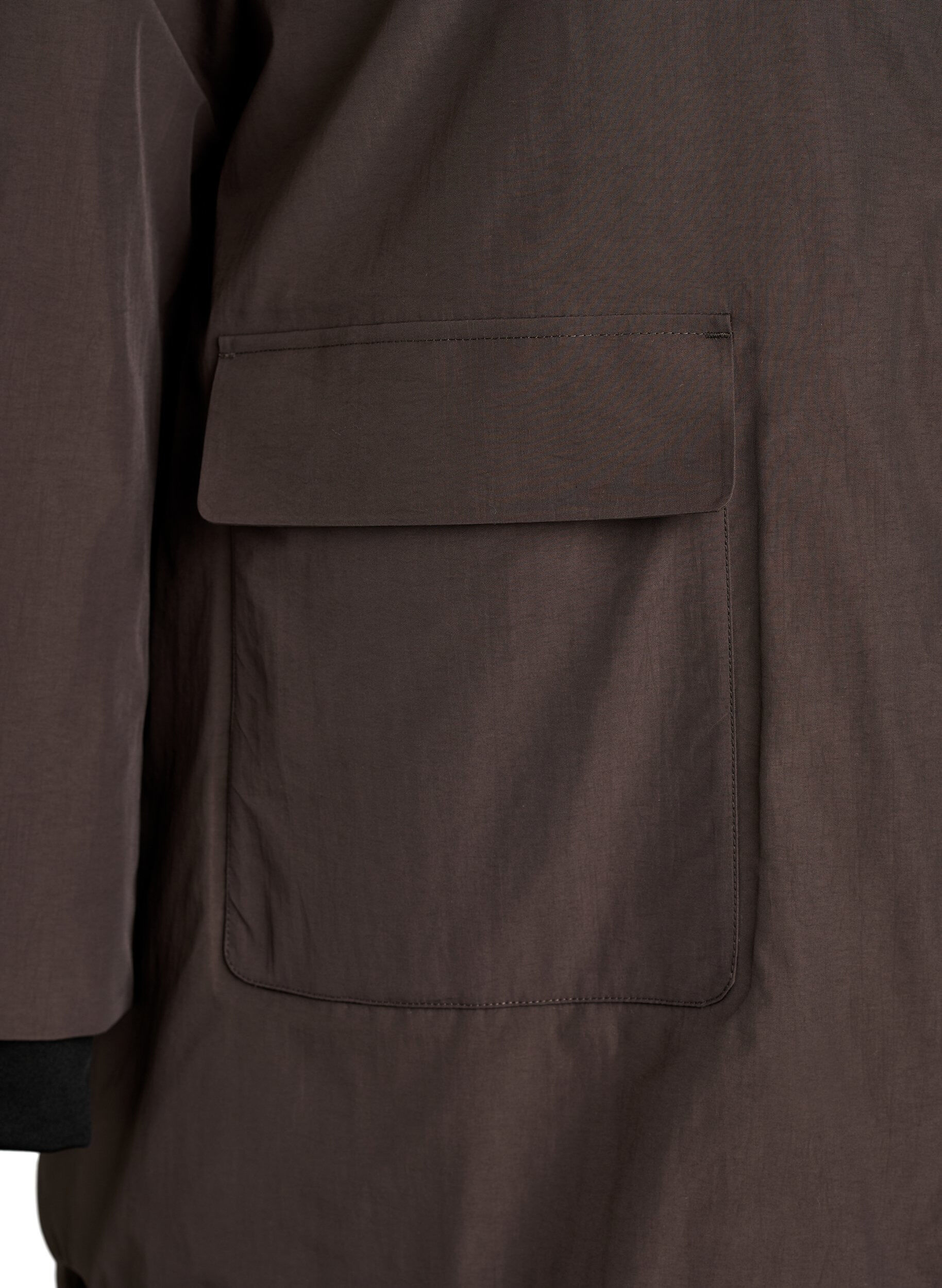 ZizzifashionWaterproof hooded parka, Brown, Packshot image number 3
