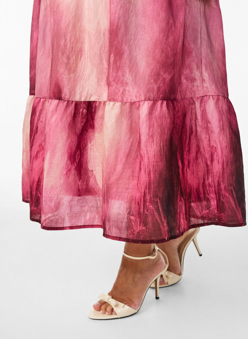 Midi halterneck dress, Rose, Model image number 3