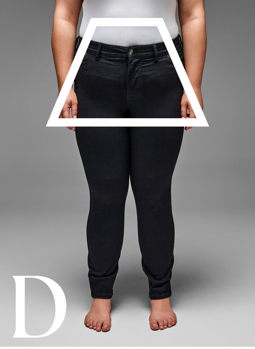 Slim fit jeans with a regular waist, Black, Model image number 3