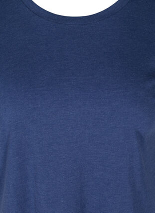 Cotton mix t-shirt, Twilight Blue Mel., Packshot image number 2