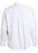 Classic cotton shirt with a loose fit, White, Packshot image number 1