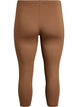 Basic 3/4 leggings in viscose, Brown, Packshot image number 1