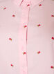 Shirt with embroidered flowers, Pink, Packshot image number 2