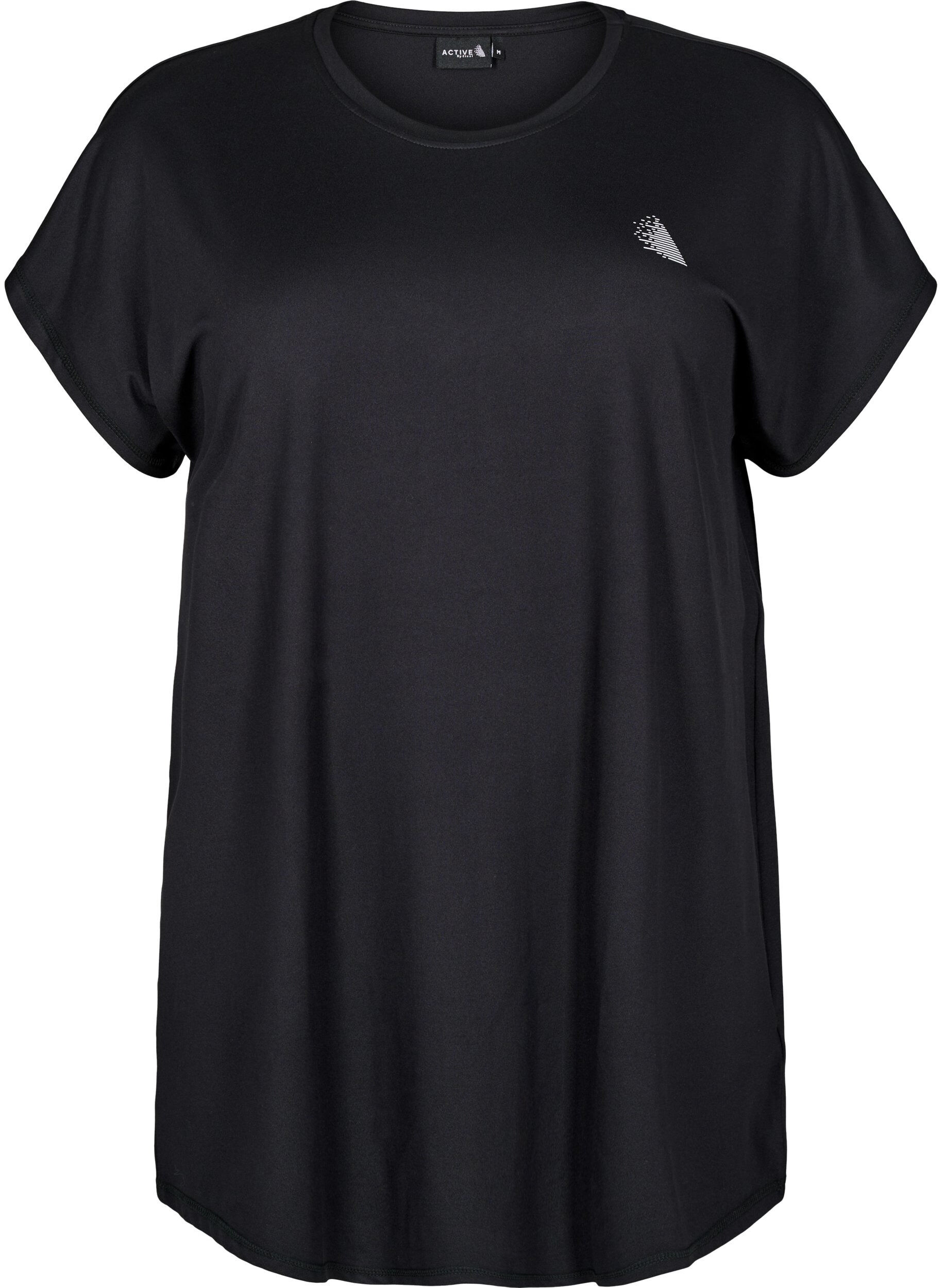 Zizzifashion Long workout T-shirt, Black, Packshot image number 0