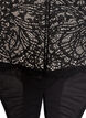 Crotchless hipster thong with lace and high waist, Black, Packshot image number 2