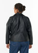 Biker jacket in faux leather, Black, Model image number 2
