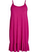 Beach dress in viscose with braided straps, Pink, Packshot image number 0