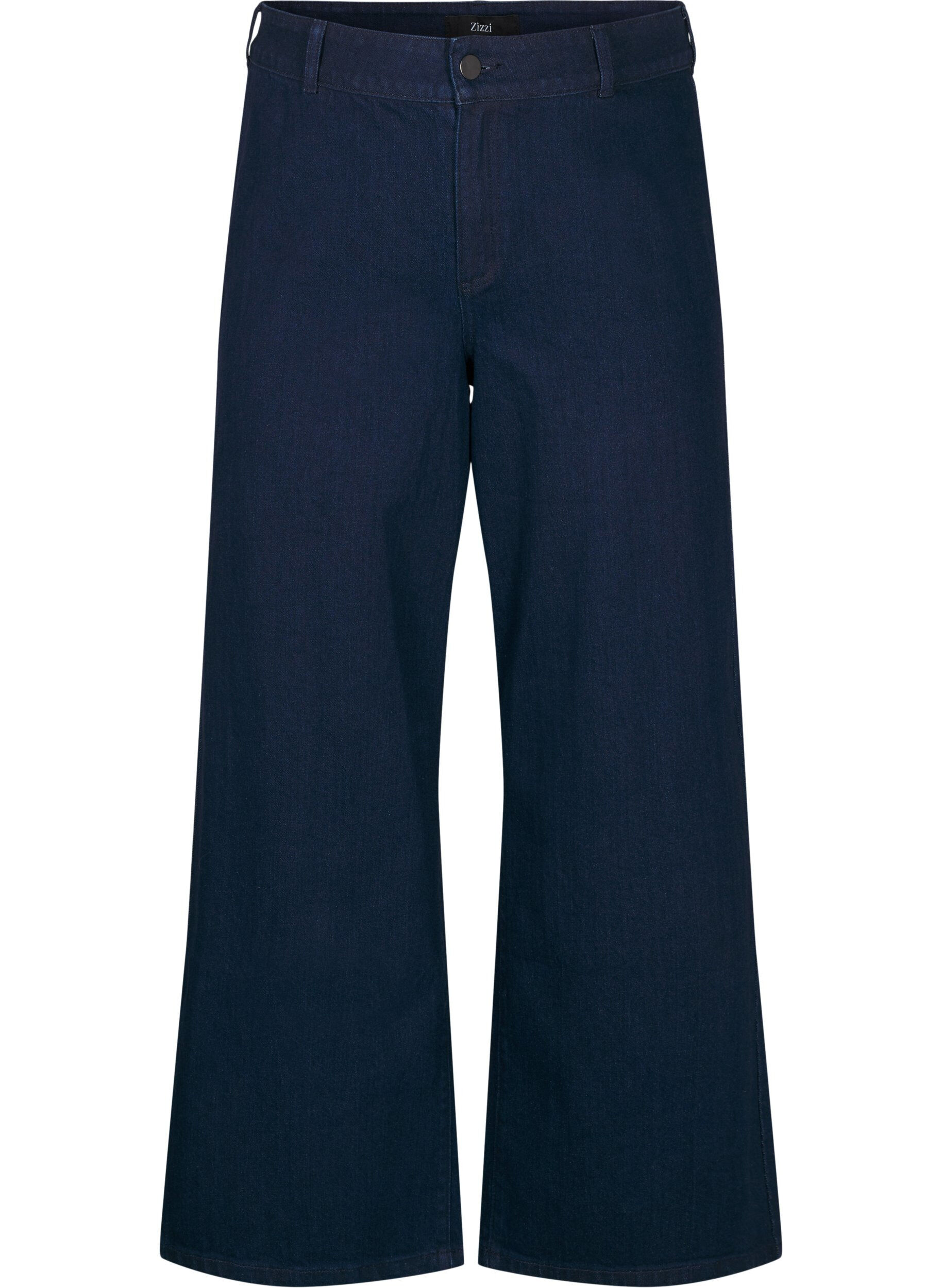 Zizzifashion High-waisted wide leg jeans, Blue, Packshot image number 0