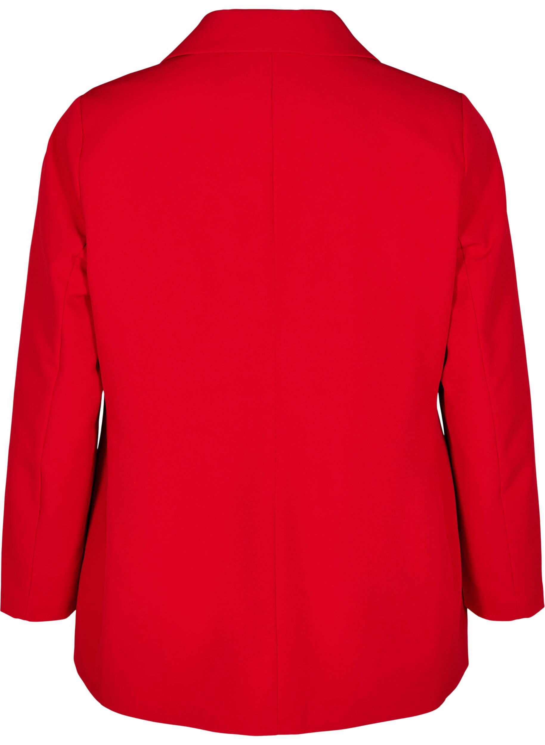 Zizzifashion Classic blazer with button closure, Red, Packshot image number 1