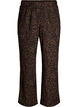 Trousers with a wavy texture, Brown, Packshot image number 0
