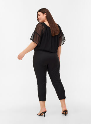 Classic ankle-length trousers, Black, Model image number 1