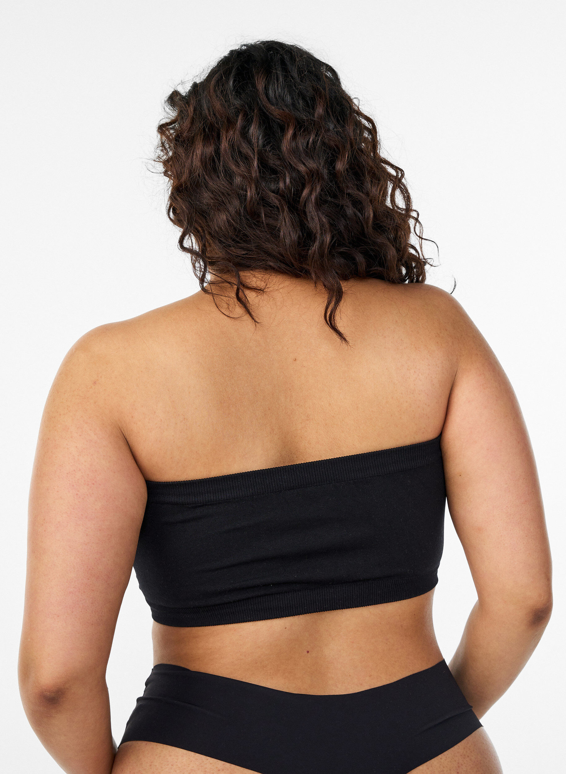 Zizzifashion Tube bra, Black, Model image number 2