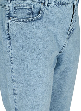 Cropped mom fit Mille jeans with a loose fit, Snow Wash 2, Packshot image number 2