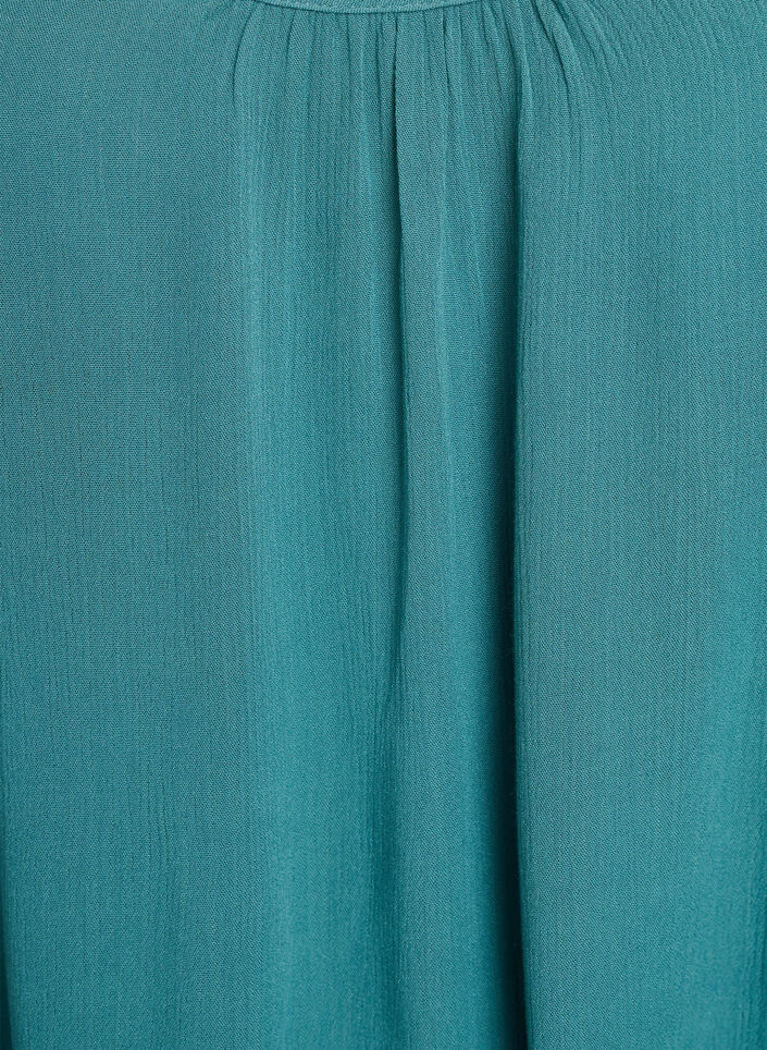 Strap top in viscose, Green, Packshot image number 2