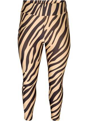 Zebra print leggings, Zebra AOP, Packshot image number 0