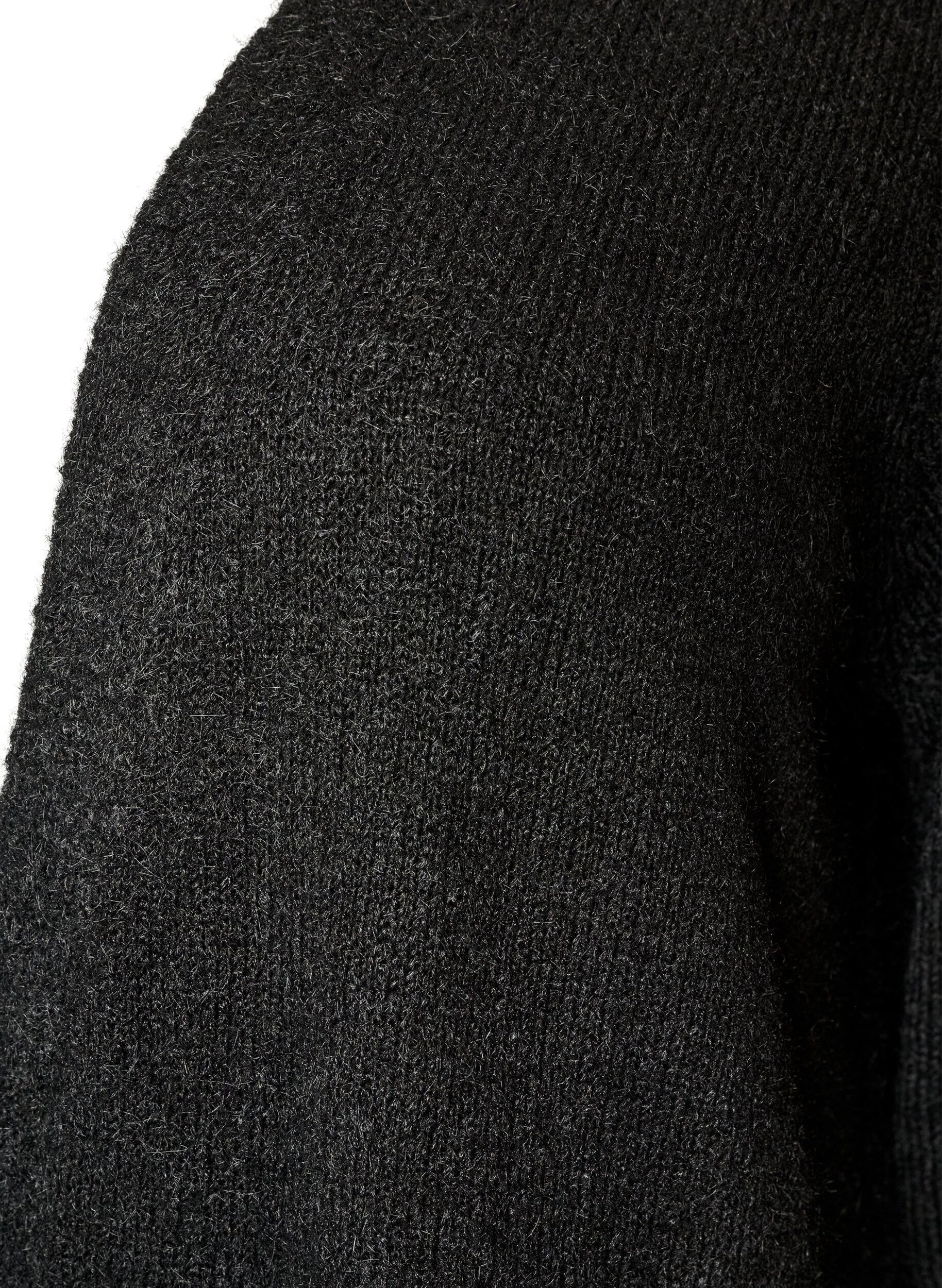ZizzifashionLong cardigan with pockets, Black, Packshot image number 2