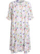 Floral midi dress with 3/4 sleeves, Rose, Packshot image number 0
