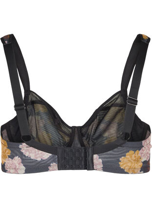 Bra  with print and mesh, Night Sky Flower, Packshot image number 1