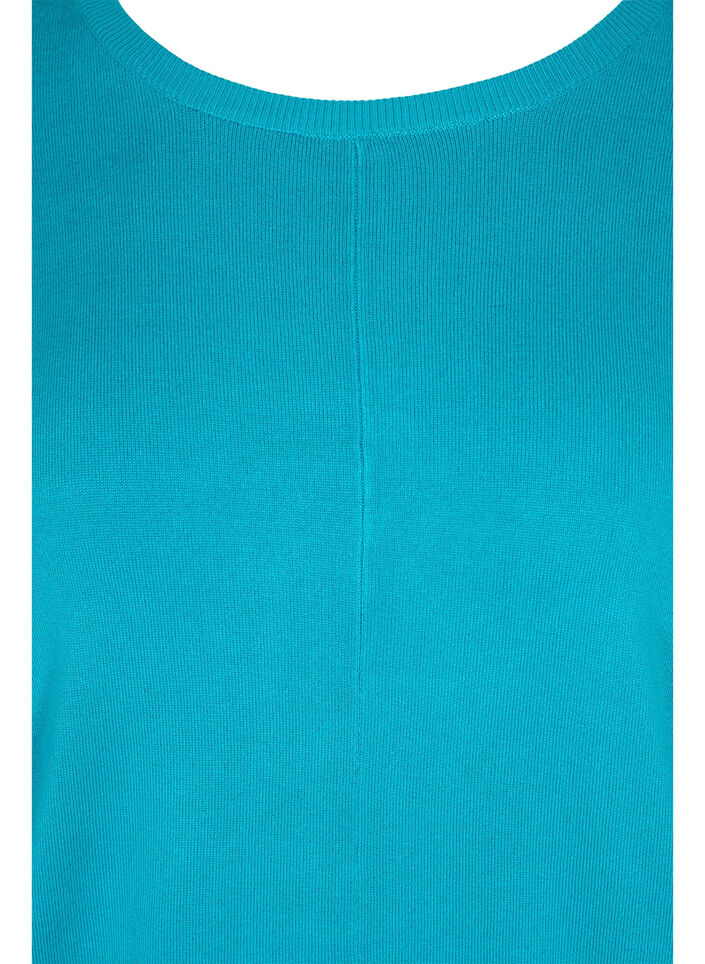 Knitted tunic in viscose blend, Capri Breeze, Packshot image number 2