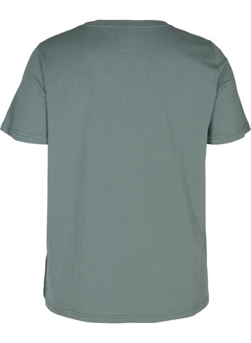 T-shirt with print, Balsam Green FEMME, Packshot image number 1