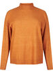 Knitted wool blouse with high neck, Autumnal Mel., Packshot image number 0