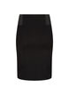 Close-fitting skirt with elasticated waist, Black, Packshot image number 1