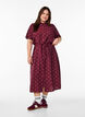 Midi shirt dress with polka dots, Red, Model image number 0