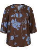 Dotted blouse with 3/4 sleeves, Falcon Flower, Packshot image number 0