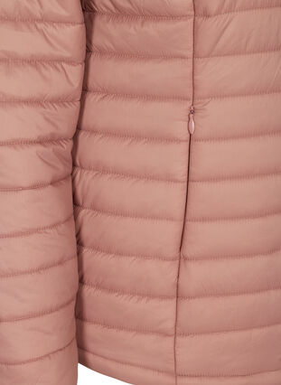 Short quilted jacket with a zip, Burlwood, Packshot image number 3