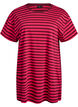 Long striped night T-shirt, Pink, Packshot image number 0