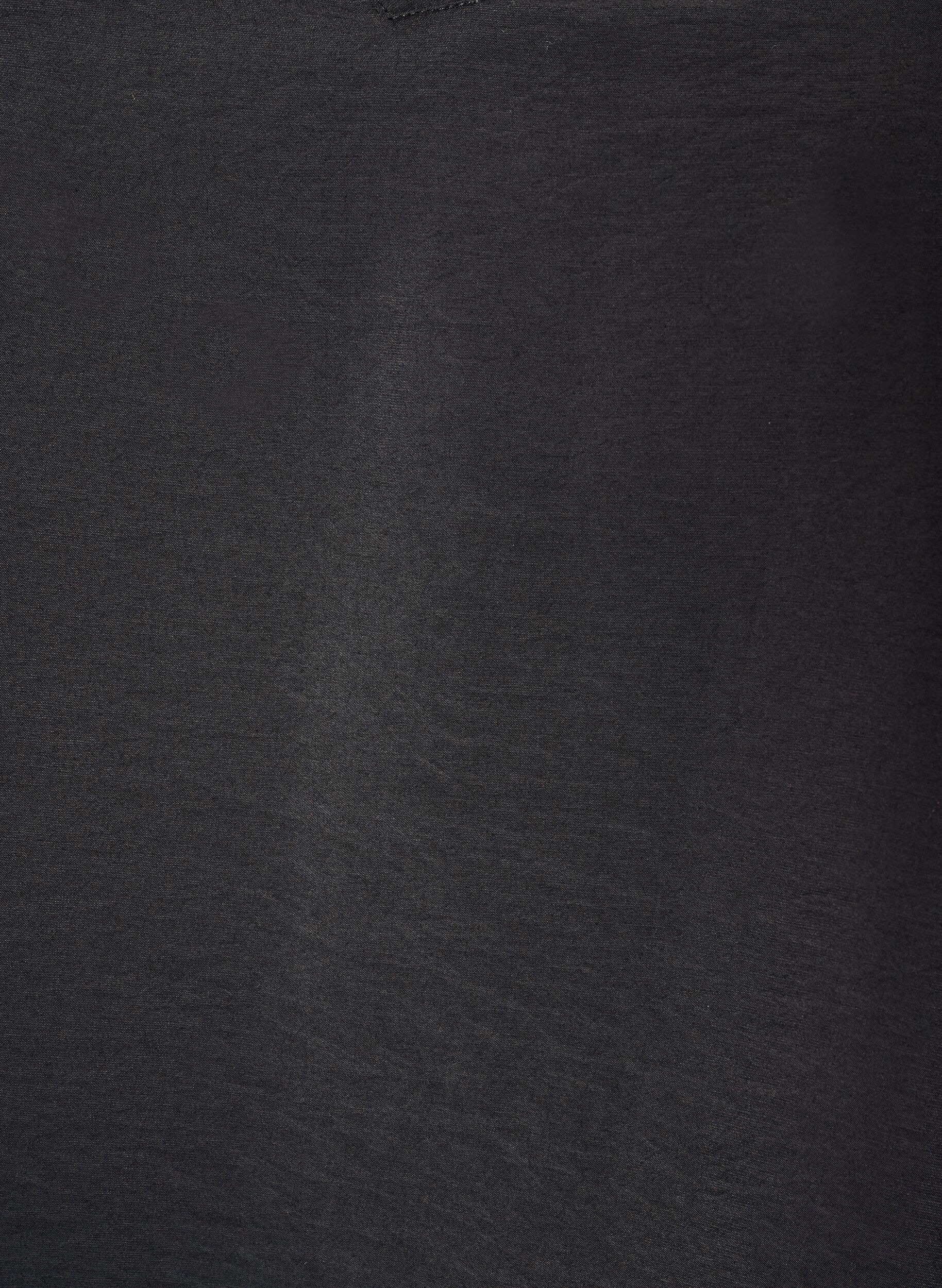 ZizzifashionBlouse with balloon effect and chiffon details, Black, Packshot image number 2