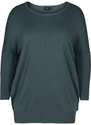 Knit blouse, Dark Slate, Packshot image number 0