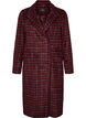 Checked coat with pockets, Red, Packshot image number 0