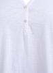 T-shirt with button detail, White, Packshot image number 2