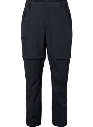 2-in-1 hiking pants, Black, Packshot image number 0