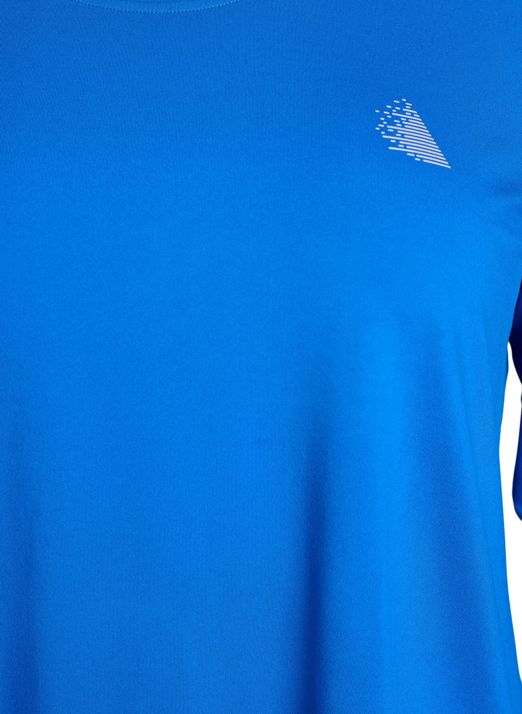 Zizzifashion Workout top with 3/4 sleeves, Blue, Packshot image number 2