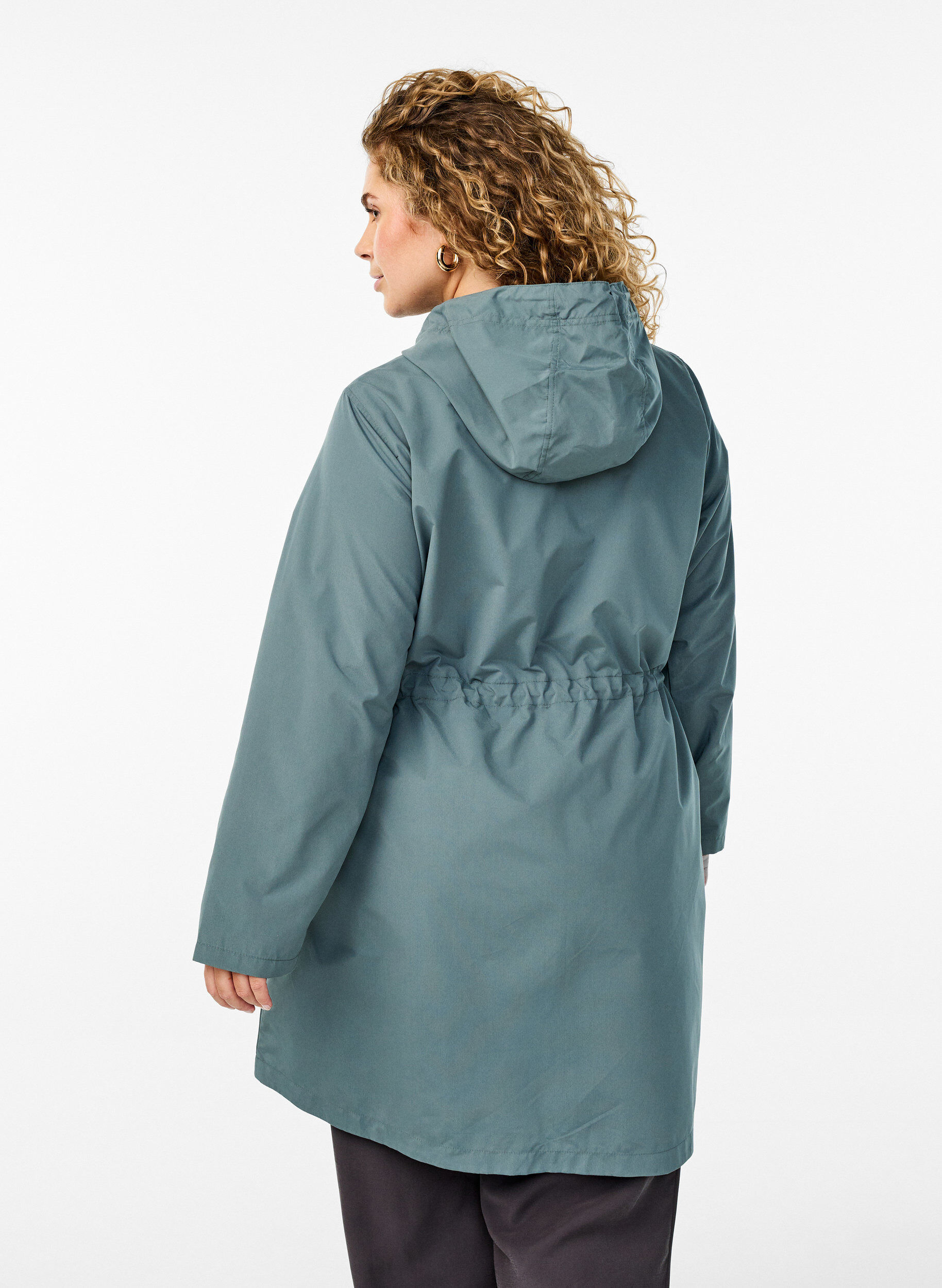 Zizzifashion FLASH - Lightweight parka with a hood, Green, Model image number 2