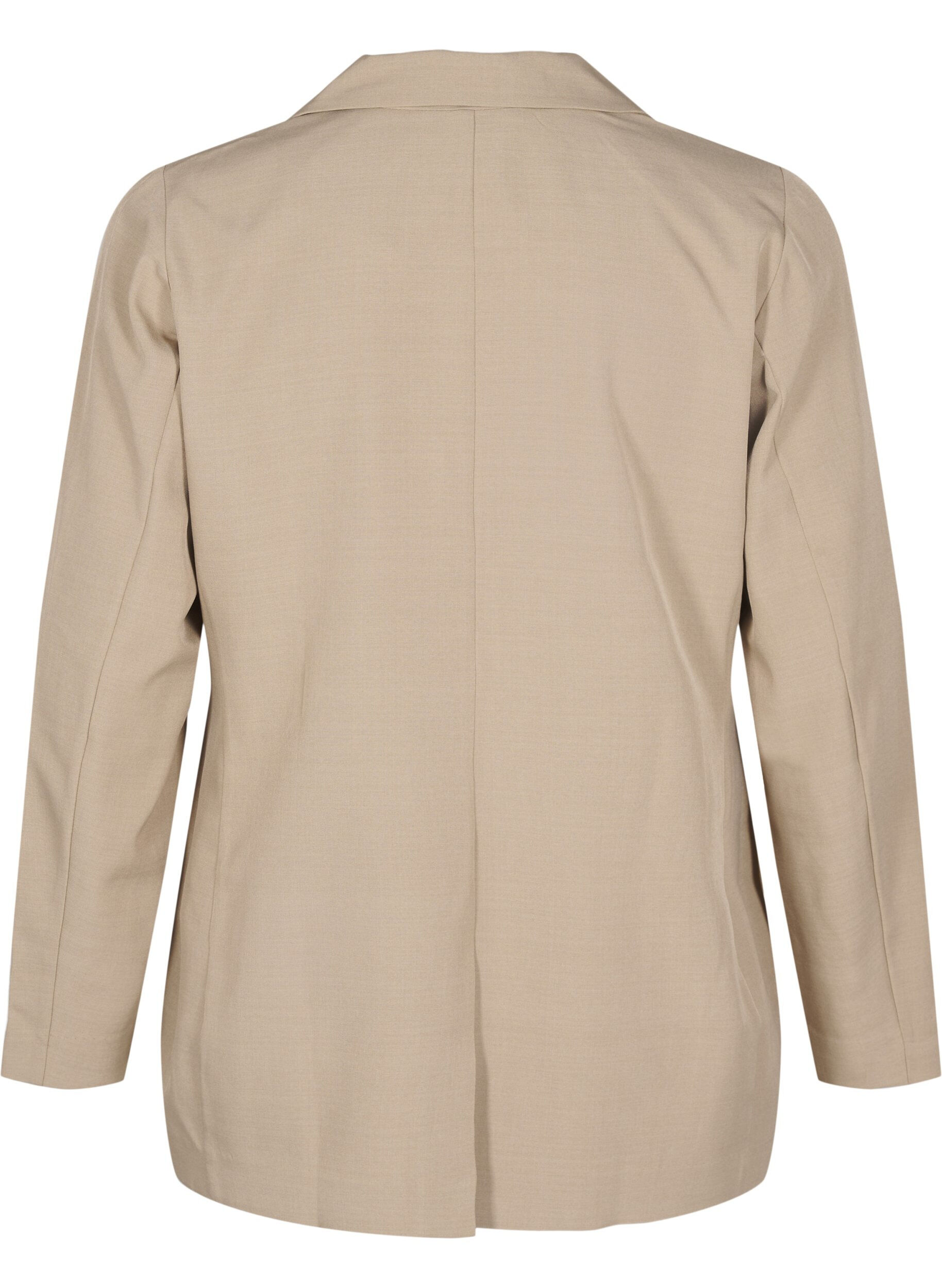 Zizzifashion FLASH - Blazer with pockets and a slit, Beige, Packshot image number 1