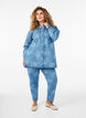 Mille jeans with a floral pattern, Light Blue, Model image number 0