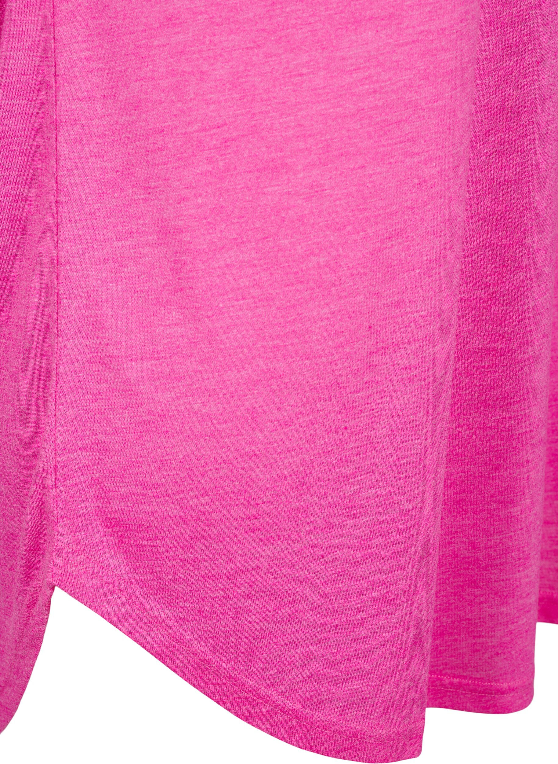 Zizzifashion Short sleeve nightgown with text print, 9990, Packshot image number 3